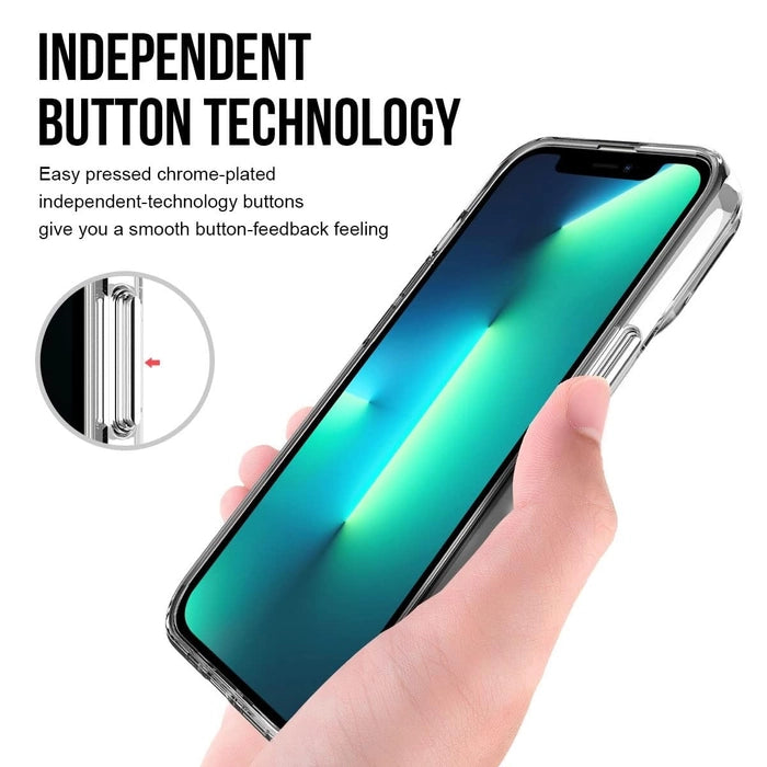 iPhone 13 Pro Max Cover |Magnetic Transparent Case