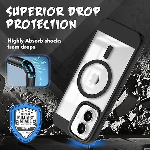 iPhone 16 Plus Cover Case | Magnetic Charging Compatible