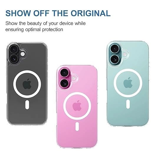 iPhone 16 Plus case | Transparent Slim Protective Case