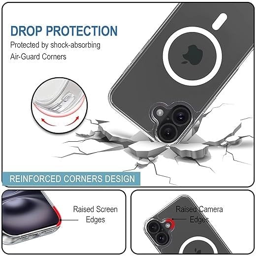 iPhone 16 Plus case | Transparent Slim Protective Case