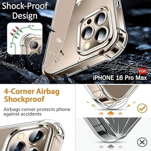 iPhone 16 Pro Max case | Transparent Slim Protective Case