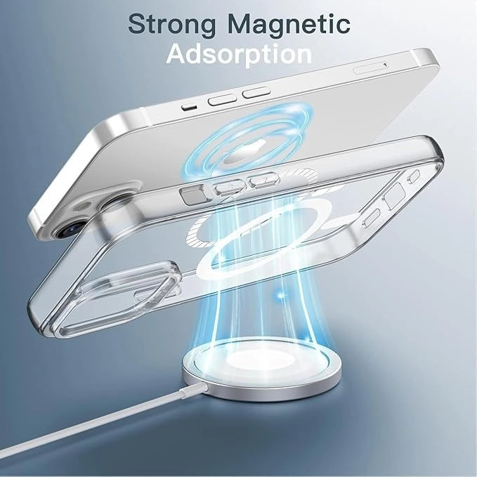 iPhone 14 Clear Case | Magnetic & Wireless Charging Compatible