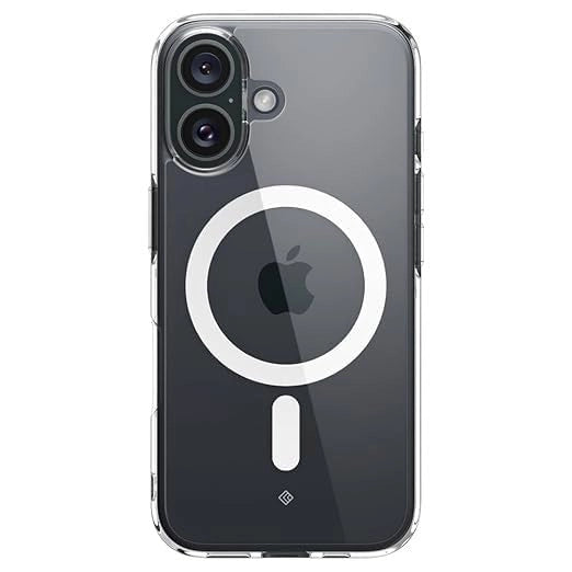iPhone 16 Clear Magnetic Case, Slim Shockproof Transparent TPU Bumper
