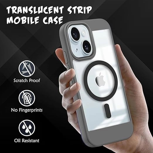 iPhone 13 Case Grey | Magnetic Charging & Wireless Compatible