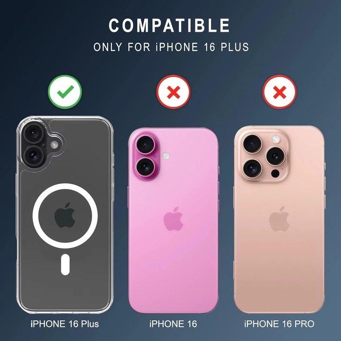iPhone 16 Plus case | Transparent Slim Protective Case
