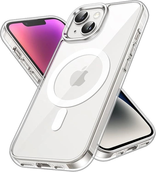 iPhone 14 Clear Case | Magnetic & Wireless Charging Compatible