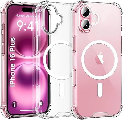 iPhone 16 Plus case | Transparent Slim Protective Case