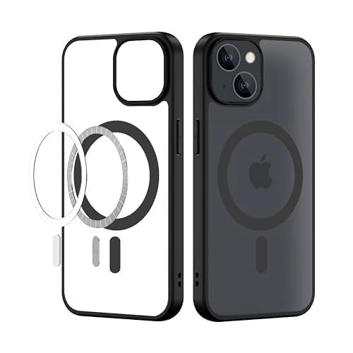iPhone 15 Magnetic Transparent Case | Shock Proof Design & Camera Protection